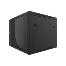 Gabinete de Muro NPC-P6U66B 6U 600x550mm con 2 Ranuras para 2 Ventiladores - Nexxt