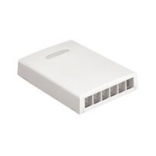 NetKey Surface Mount Box 6-Port White NetKey Surface Mount Box 6-Port White