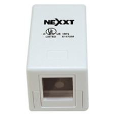 NEXXT Caja de Montaje Superficial Descargada 1 Puerto Blanco NEXXT Caja de Montaje Superficial Descargada 1 Puerto Blanco