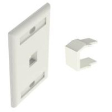 Panduit Kit Netkey Faceplate simple + tapa Panduit Kit Netkey Faceplate simple + tapa