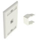Panduit Kit Netkey Faceplate simple + tapa Panduit Kit Netkey Faceplate simple + tapa