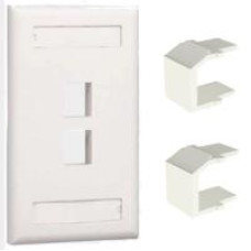 Panduit Kit Netkey Faceplate doble + tapa Panduit Kit Netkey Faceplate doble + tapa
