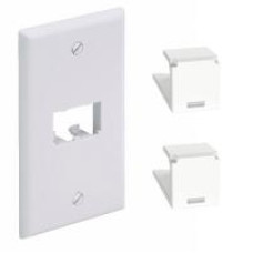 Panduit Kit Pannet CAT 6, Faceplate doble + tapa Panduit Kit Pannet CAT 6, Faceplate doble + tapa