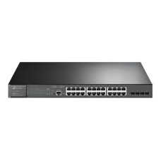 Switch Administrable JetStream de 28 Puertos Gigabit L2 con PoE+ de 24 Puertos TL-SG3428MP - TP-Link