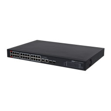 Switch No Administrable 24P PoE + 2P Gigabit + 2P SFP 240W PFS3228-24GT-240 - DAHUA