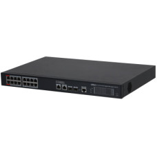 Switch L2 Cloud 16 Poe Giga + 2 Giga + 2 Sfp 240W Dista - DAHUA Switch L2 Cloud 16 Poe Giga + 2 Giga + 2 Sfp 240W Dista - DAHUA