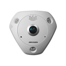 Fisheye IP 3MP 360° IP66 WDR POE Audio - Alarma IR 10m - Hikvision