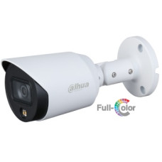 Cámara Tipo Bala 2MP Full-color HDCVI 3.6mm Lente Fijo Micrófono Incl. IP67 DH-HAC-HFW2249TN-A-LED-0360B-S2-DIP - Dahua