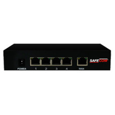 SWITCH POE 4 PUERTOS 15.4W POR PUERTO IEEE802.3AF - Safecom