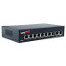 SWITCH POE 8 PUERTOS 15.4W C - PUERTO IEEE802.3AF +2 PUERTOS 10 - 100 - 1000M - Safecom