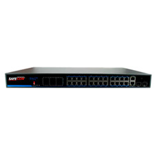 SWITCH POE 24 PUERTOS 15.4W ADMIN IEEE802.3AF+2PUERTOS 10 - 100 - 1000M - Safecom