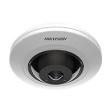 Cámara Mini Fisheye 5MP 180° IR 8Mts Interior POE AcuSense Mic DS-2CD3956G2-ISU(1.05mm) - Hikvision