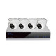 KIT CCTV IP 4 CAMARAS DOMO WDR+NVR 4CH - S - DD - POE - ZKTeco KIT CCTV IP 4 CAMARAS DOMO WDR+NVR 4CH - S - DD - POE - ZKTeco