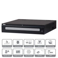 NVR Wizmind 128Ch 8Sata 512Mbps HDMI 4K AI NVR608H-128-XI - DAHUA